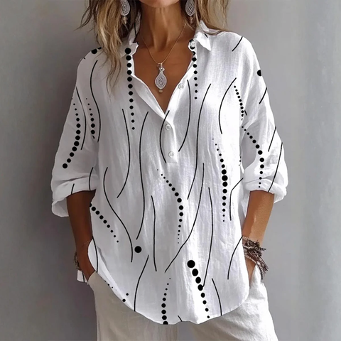 Roiiz Basic White Long Sleeve Top